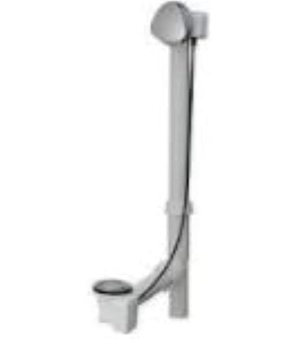 Geberit 151.506.00.1 Turn Control PVC Tub Drain - 27" Cable Length Rough-In Unit