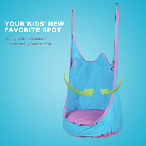 image for CO-Z Kids Pod Swing Seat Child Hanging Hammock Chair Indoor Outdoor Ki