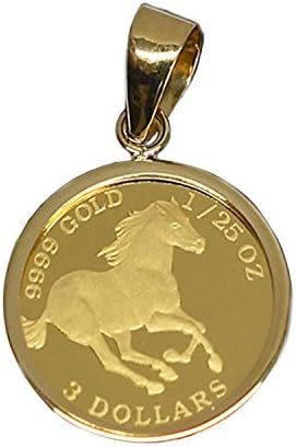 純金コイン 金 24金 18金 ツバル政府発行公認金貨 エリザベスコイン ホースコイン