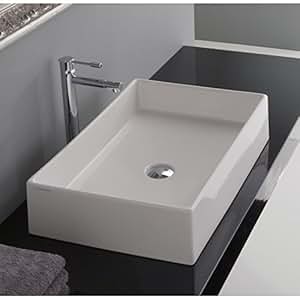 Teorema Rectangular Vessel Bathroom Sink Amazon.com Teorema Rectangular Vessel Bathroom Sink Amazon.com