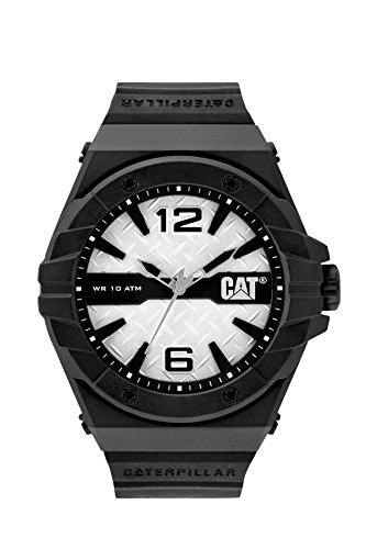 Caterpillar LC11121231 - Reloj de pulsera Hombre, Silicona, color Negro: Amazon.es: Relojes