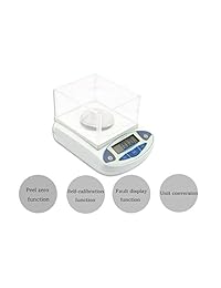 200 x 0,001 g Digital de laboratorio Analytical Balance Escala 200 G precisión 1 mg CE