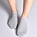 Women's Low Cut Socks,6 Pairs Ankle Socks for Women,Black White Grey Non Slip Cushioned Athletic Short Sock by Sioncy (Black + White + Grey)