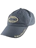 Jeep Oval Patch Cap, Blue, Adjustable