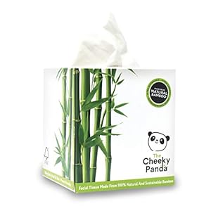 De brutale panda 100% bamboe gezichtstissue Cube, 56 stuks stof