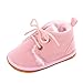 Annnowl Baby Boots Winter Training Warm Shoes 0-18 Months (12-18 Months, Pink)