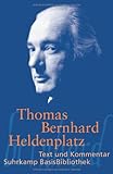 Front cover for the book Heldenplatz by Thomas Bernhard