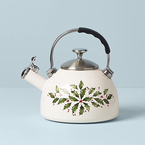 Lenox Holiday Tea Kettle, 2.90 LB, Red & Green Pricepulse