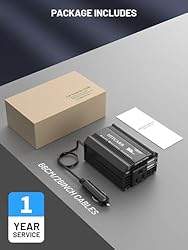 HITCARR 150W Power Inverter, Car Power Inverter