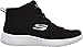 Skechers Women's Burst Positive Image High Top,Black,US 9 M