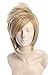 Topcosplay Unisex Anime Cosplay Wigs Short Blonde Layered Halloween Costume Wig