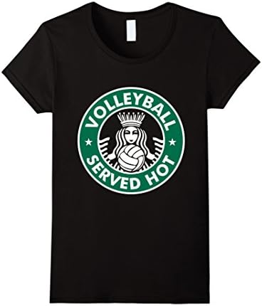 Womens Volleyball Served Hot T-Shirt - Great Volleyball Player Tee Small Black