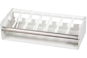 DayMark Safety Systems IT110494 7-Slot Plastic Label Dispenser Rack, for 7 Rolls of 2-1/2" Width Labels