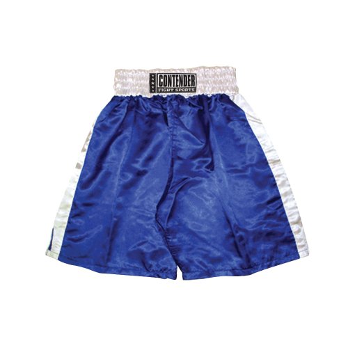 Contender Fight Sports In-Stock Trunks (Black-White, Medium)