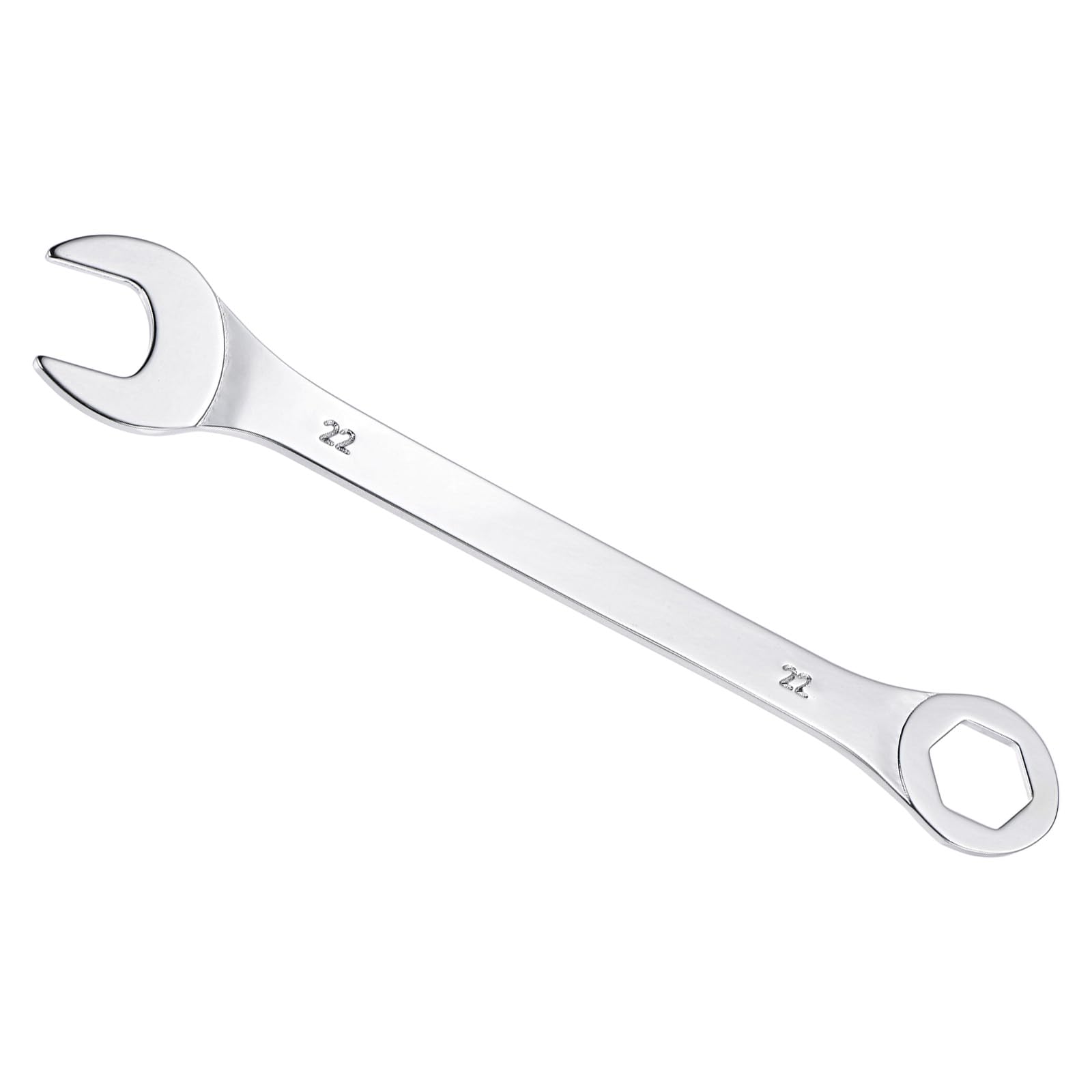 CoCud Combination Wrench, 22mm Metric Box Open End 6-Point Design 15-Degree Offset, Double Ended Box and Open End - (Applications: for Home Repairs)