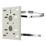 BeElion(TM) Universal Metal Pole Column Wall Mounting Loop Bracket for CCTV Security Camera PTZ Dome