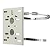 BeElion(TM) Universal Metal Pole Column Wall Mounting Loop Bracket for CCTV Security Camera PTZ Dome