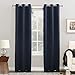 Sun Zero Easton Energy Saving Blackout Grommet Curtain Panel, 40