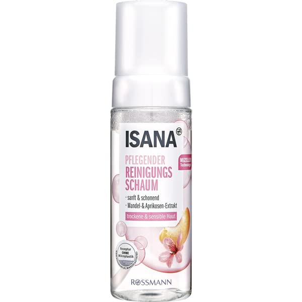 ISANA Nourishing Cleansing Foam Almond & Apricot Extract 150 ml