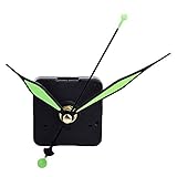 Mudder Quartz Clock Movement Mechanism Green Hands DIY Replace Repair Parts Kit