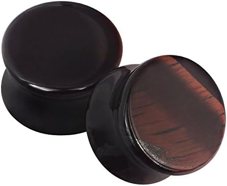 2PCS Stone Ear Plugs Tunnels Saddle Expander Body Piercing Set Gauges 2g-5/8