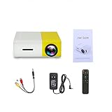 ALPTA Mini Projector Portable LED Projector Outdoor Home Cinema Theater with PC Laptop USB/SD/AV/HDMI Input Pocket Projector for Video TV Movie Party Game Home Entertainment Pico Projector