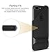 iPhone 7 Plus Case, ROCK [Royce Stand] - Jet Black [Ultra Thin][Kickstand][Metal Texture Side Buttons][Dual Layered][Slim Fit][Hard PC + Soft TPU] For Apple iPhone 7 Plus (2016)