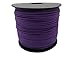 Pamir Tong Faux Leather Cord for Jewelry Making 100 Yards 2.6mm Thin Suede String Rope Purple Bracelet Cords DIY Crafts String for Necklace-Dream Catcher Supplies-Hat- Walking Stick