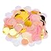 EBOOT 5000 Pieces Paper Confetti 1 Inch Round Tissue Paper Table Confetti Dots for Wedding Party Decorations, Mixed Colors