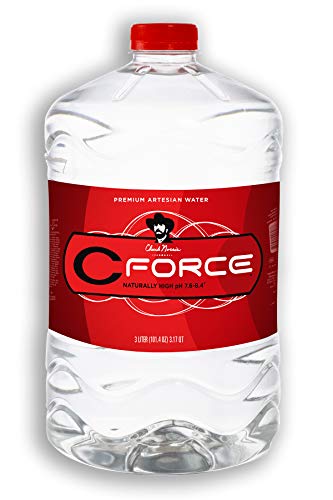 CForce Natural Artesian Bottled Water, Naturally High pH + Alkaline, 3 Liter (101.4ml) (Pack - 4) - //coolthings.us
