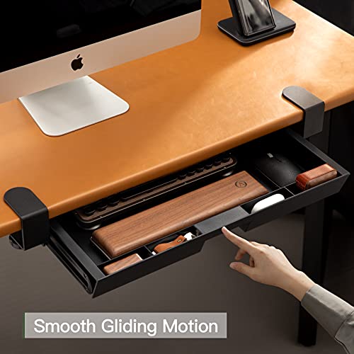 Huanuo keyboard drawer under desk clamp on keyboard drawer for