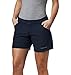 Columbia Women's Coral Point II Short, UV Sun Protection, Moisture Wicking Fabric, Collegiate Navy, Medium x 6