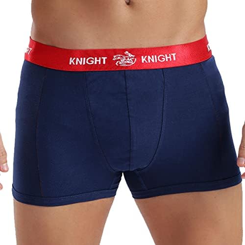 Knight cotton stretch boxer trunk Navy for men-L price in Egypt ...