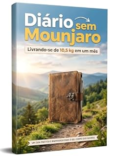 Livro Diário sem Mounjaro: Livrando-se de 10,5kg em um mês