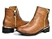 DREAM PAIRS MILANO Women's Fashion Winter Fur Interior Side Zipper Outdoor Riding Boots Booties