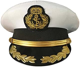 Halloween Military Officer Cosplay Admiral Hats Sailor Captain's Uniform Party Costumes Cap