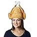 Christmas Turkey Hat，Coxeer Plush Hat Novelty Turkey Hat for Adults Women Men Christmas Gift Funny Party Decor