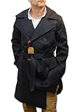 Ralph Lauren RRL Mens Limited EDT Pea Coat Trench Overcoat Jacket Navy Medium