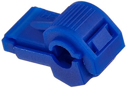 Install Bay Btt Blue Insultion Displacement T-Tap Connector 16-14 Gauge - 100 Pack