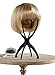 Wig Stand with Wig Brush Combo, 2 Pack Portable Collapsible Wig Dryer Holder for Wigs Display, Professional Wig Comb for Hair Finishing (Black)thumb 3
