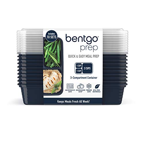 Bentgo Prep MealPrep Containers with CustomFit Lids