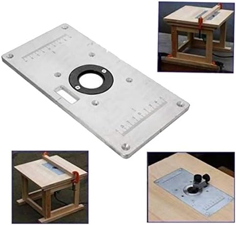 235mm x 120mm x 8mm Aluminum Router Table Insert Plate For Woodworking Benches