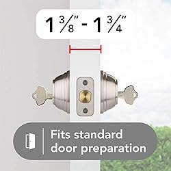 Baldwin Round, Double Cylinder Front Door Deadbolt