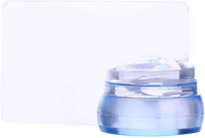 Amazon 透明チェス3 5cmシリコンヘッドネイルスタンパースクレーパー付きライトブルーローズレッドゼリーネイルスタンピングシールスタイリッシュで人気スペースを節約する便利なストレージ品質が高い N K ネイル道具 ケアツール 通販