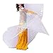 Pilot-Trade Women's Egyptian Egypt Belly Dance Costume Bifurcate ISIS Wings, Whtie, One Size