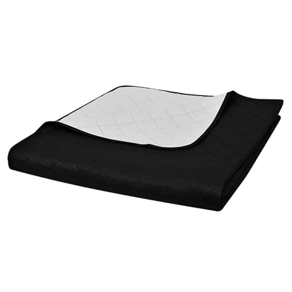 vidaXL Zweiseitige Steppdecke Bettüberwurf Decke Tagesdecke Steppung 220x240cm