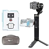 FeiyuTech Feiyu G6 3-Axis Splash-Proof Handheld Gimbal for GoPro Hero 6 5 4 3, Sony RX0, Yi 4K, AEE Action Camera, WiFi & Bluetooth Connect Mode, OLED Indicator, Side Clamp
