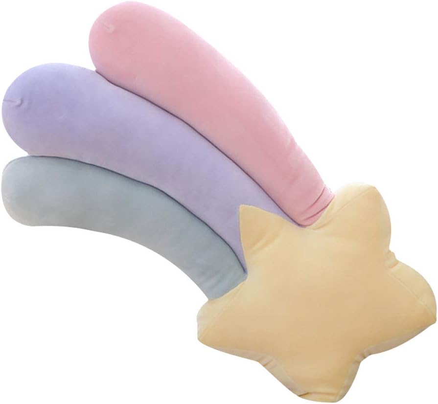 misslight Multi-Style Soft Moon Plush Pillow Cute Star Stuffed Toy Christmas Gift for Kids/Couples/Elder