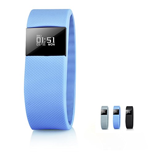Smart Bracelet TW64 Bluetooth Fitness Tracker Smart Watch Activity Tracker Call Remind Remote Self-timer Calorie Counter Pedometer Sleep Monitor for Android IOS Phone