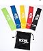 Hope Fitness Gear Resistance Bands Set - 5 Booty & Loop Bands with Carry Bag & Exercise Guide